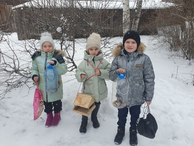 Защитим пернатых в зимний холод.