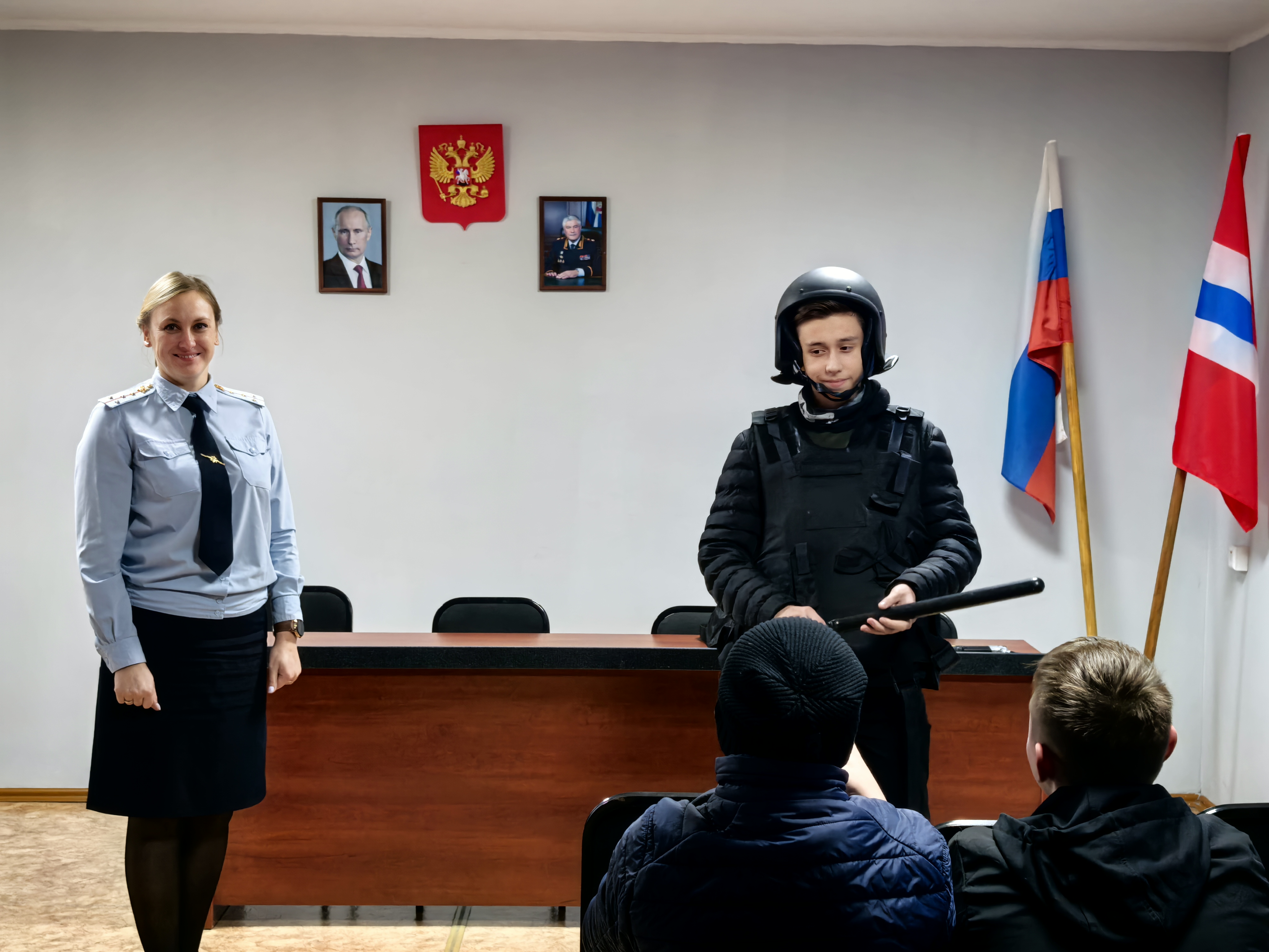 Посещение отдела ОМВД России.
